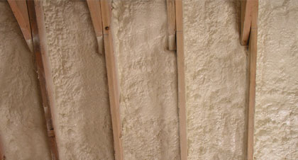 closed-cell spray foam for Irving applications